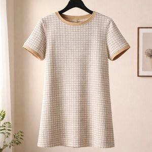 Dazy Beige and Brown Patterned Top